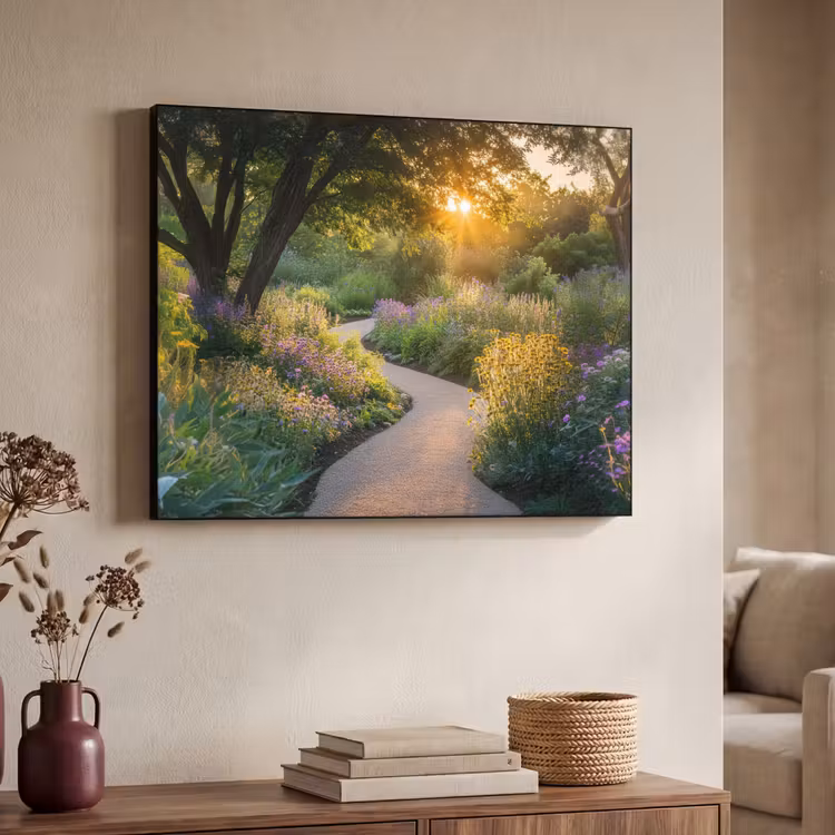 Art Frame - Pad - Bloemen - Park — 7