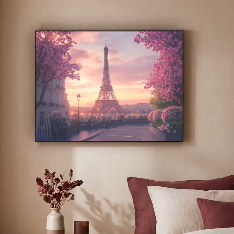 Art Frame - Eiffeltoren - Parijs - Roze — 3