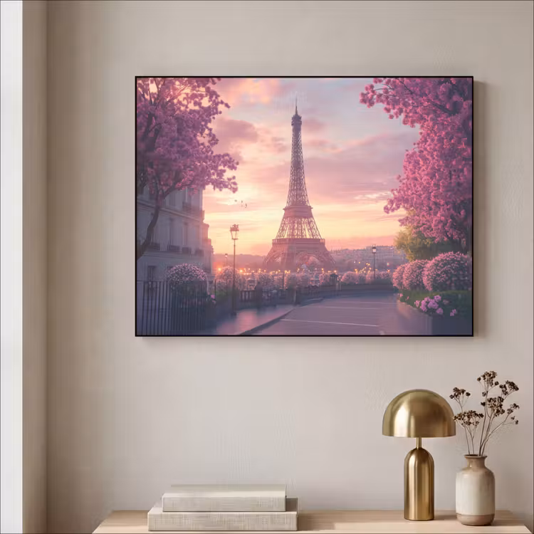 Art Frame - Eiffeltoren - Parijs - Roze — 5