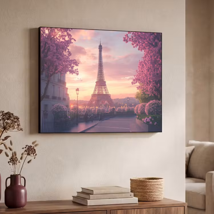 Art Frame - Eiffeltoren - Parijs - Roze — 7