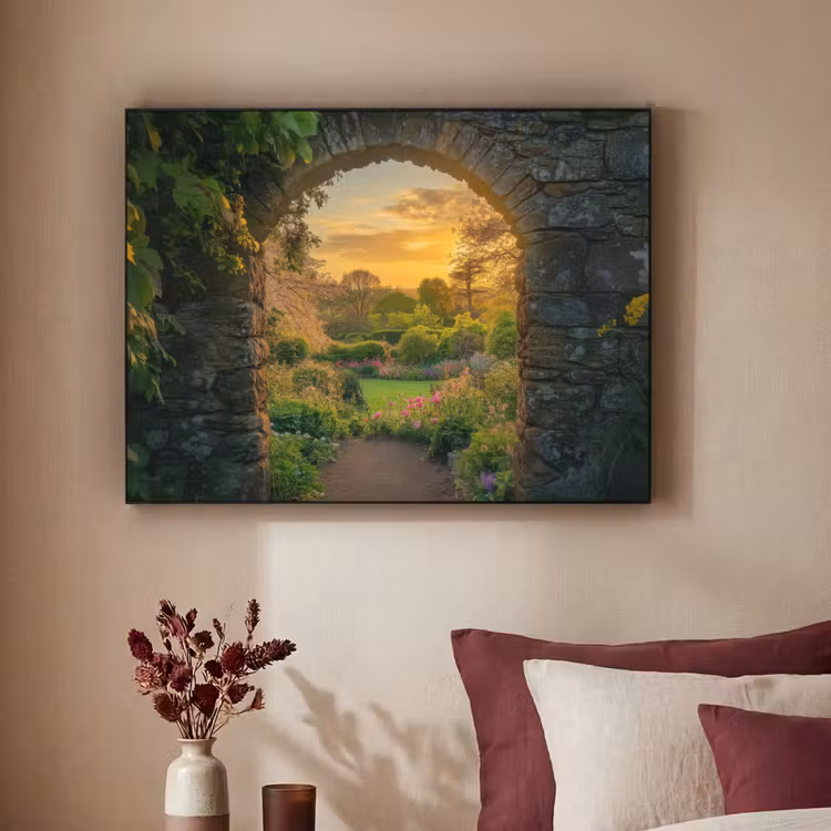 Art Frame - Poort - Planten - Zonsondergang — 3