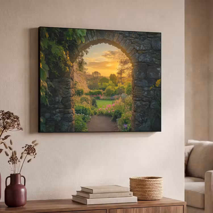 Art Frame - Poort - Planten - Zonsondergang — 7