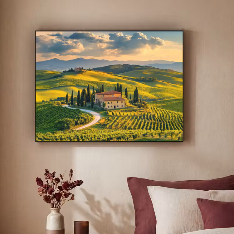 Art Frame - Toscane - Landschap - Wijngaarden — 3