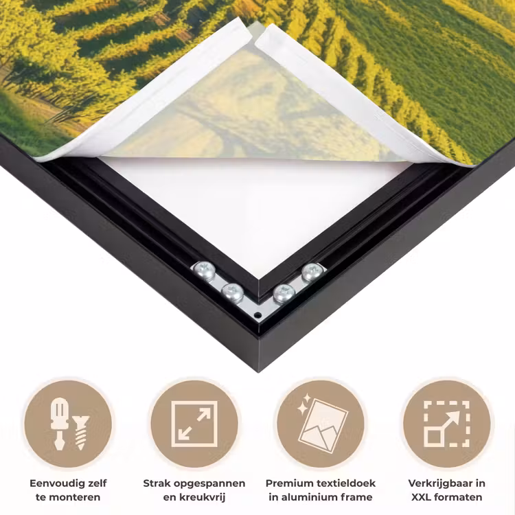 Art Frame - Toscane - Landschap - Wijngaarden — 8