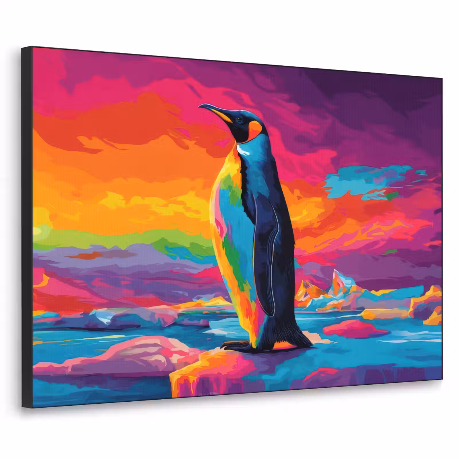 Art Frame - Ijsschots - Pinguïn - Abstract - Lucht — 1