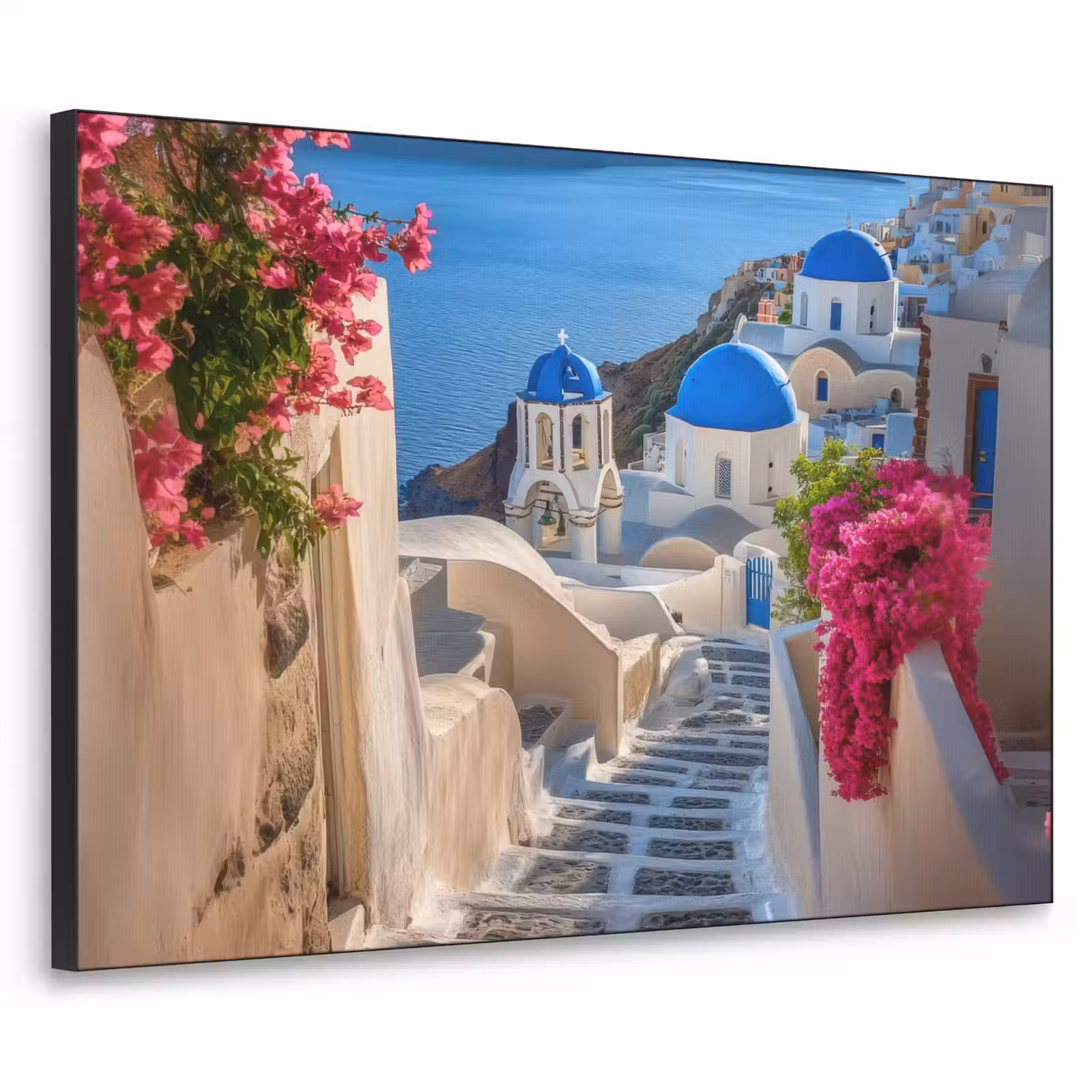 Art Frame - Santorini - Bloemen - Griekenland — 1
