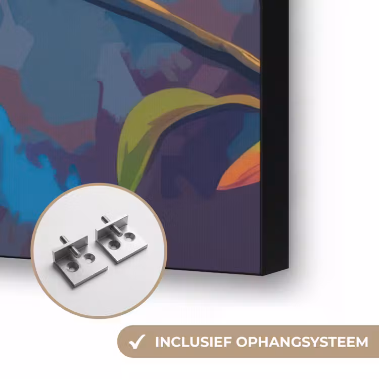 Art Frame - Kameleon - Tak - Gestreept - Bladeren — 6