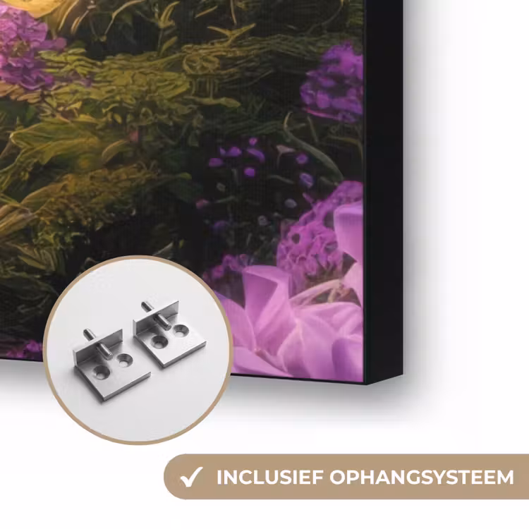 Art Frame - Poort - Paars - Bloemen — 6