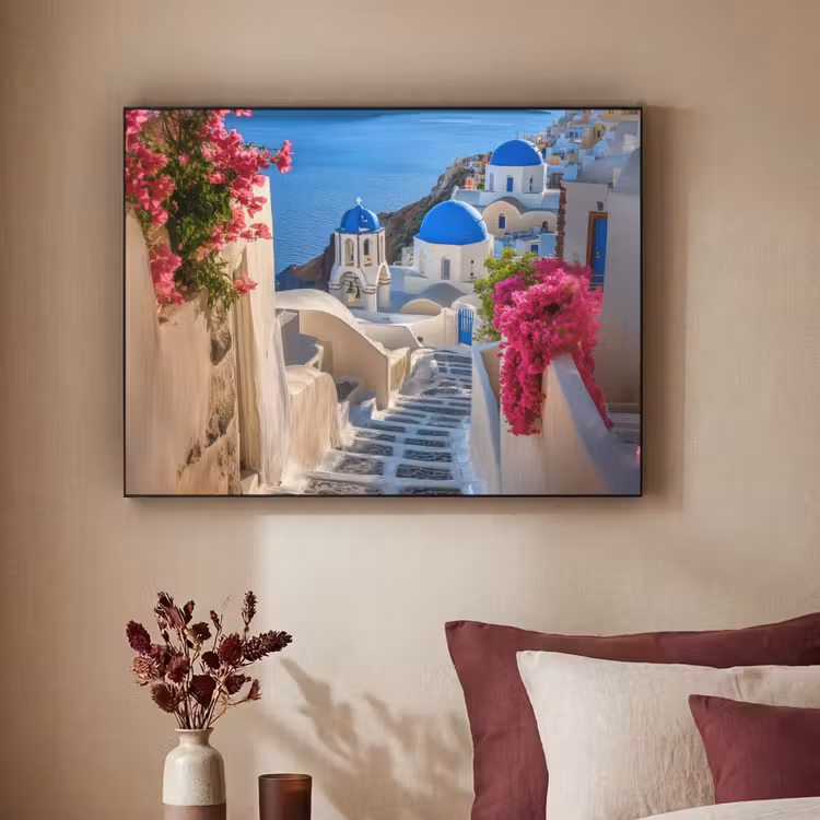 Art Frame - Santorini - Bloemen - Griekenland — 3
