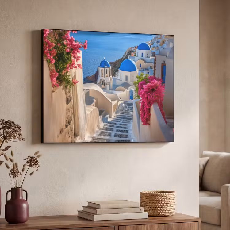 Art Frame - Santorini - Bloemen - Griekenland — 7