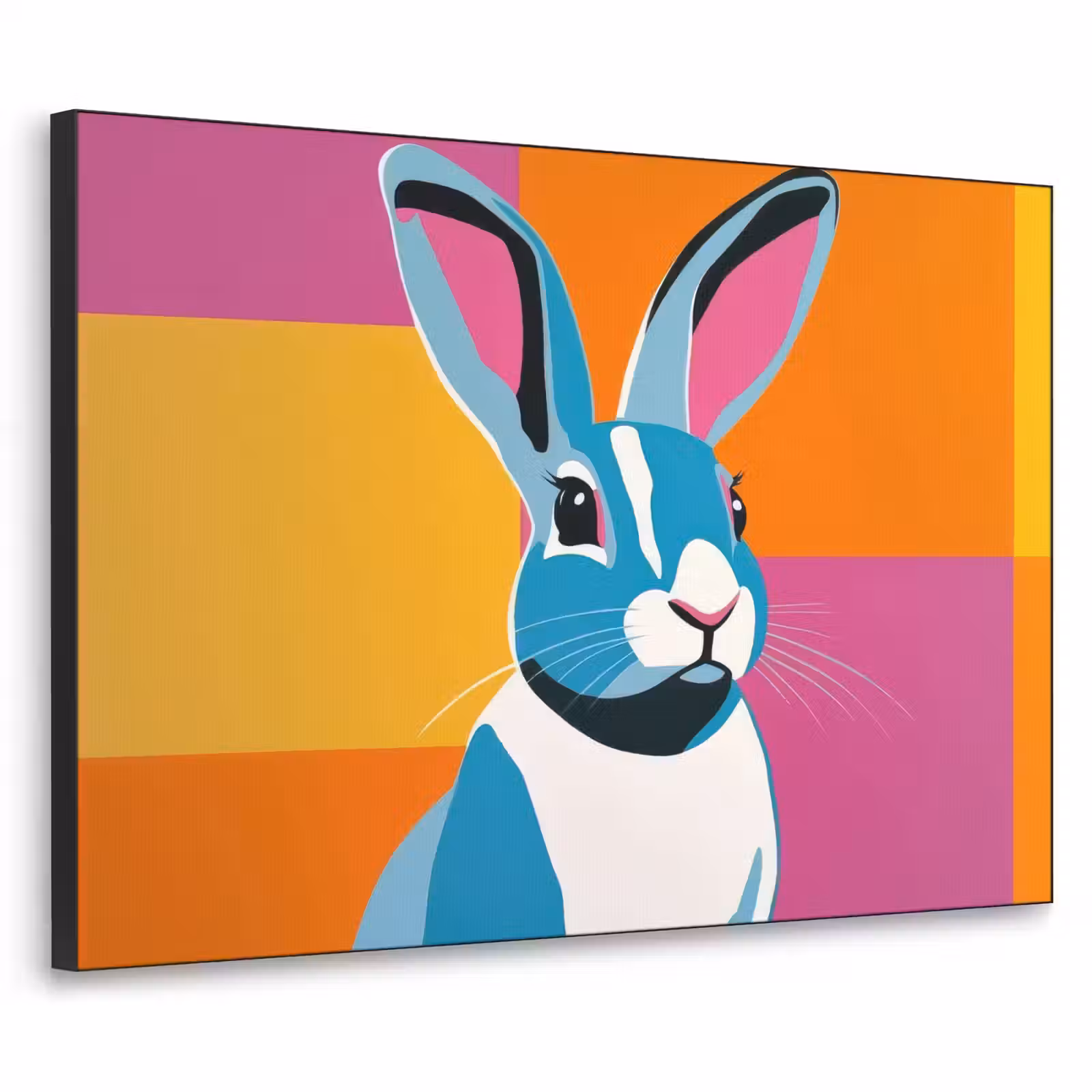 Art Frame - Haas - Kleurvakken - Oren - Roze — 1