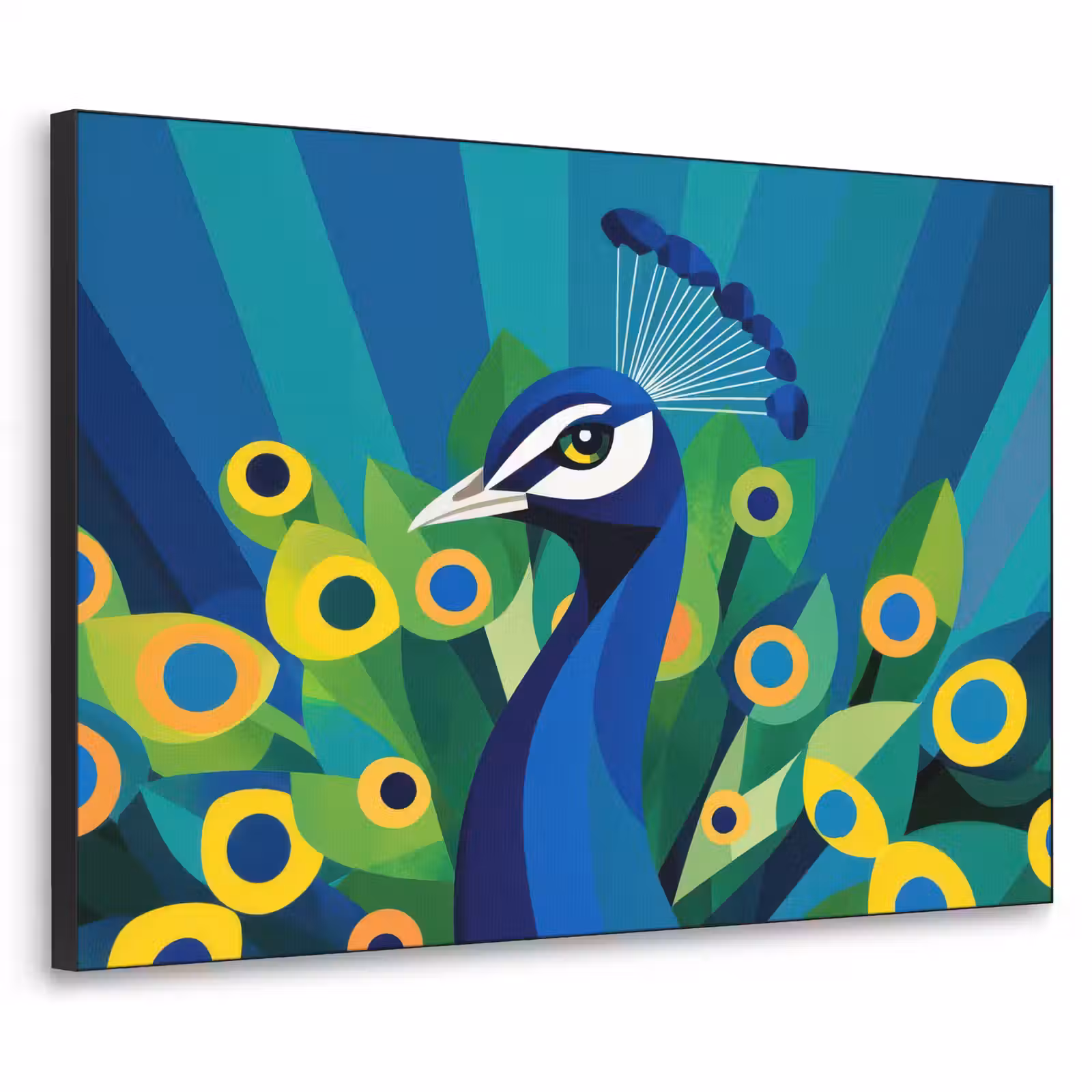 Art Frame - Pauw - Cirkels - Blauw — 1
