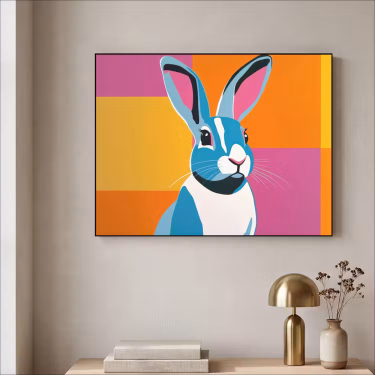Art Frame - Haas - Kleurvakken - Oren - Roze — 5