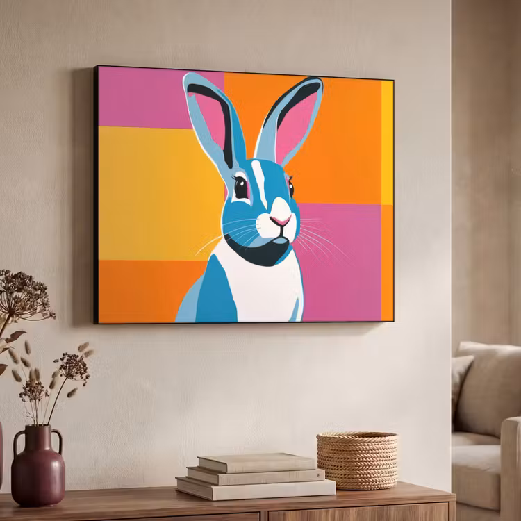 Art Frame - Haas - Kleurvakken - Oren - Roze — 7