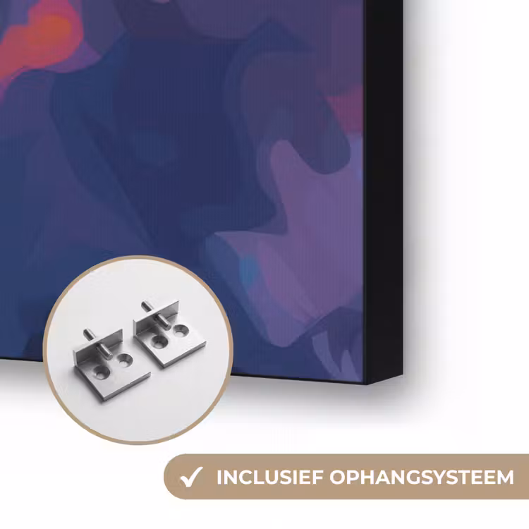 Art Frame - Kikker - Felgekleurd - Tak - Regenboog — 6