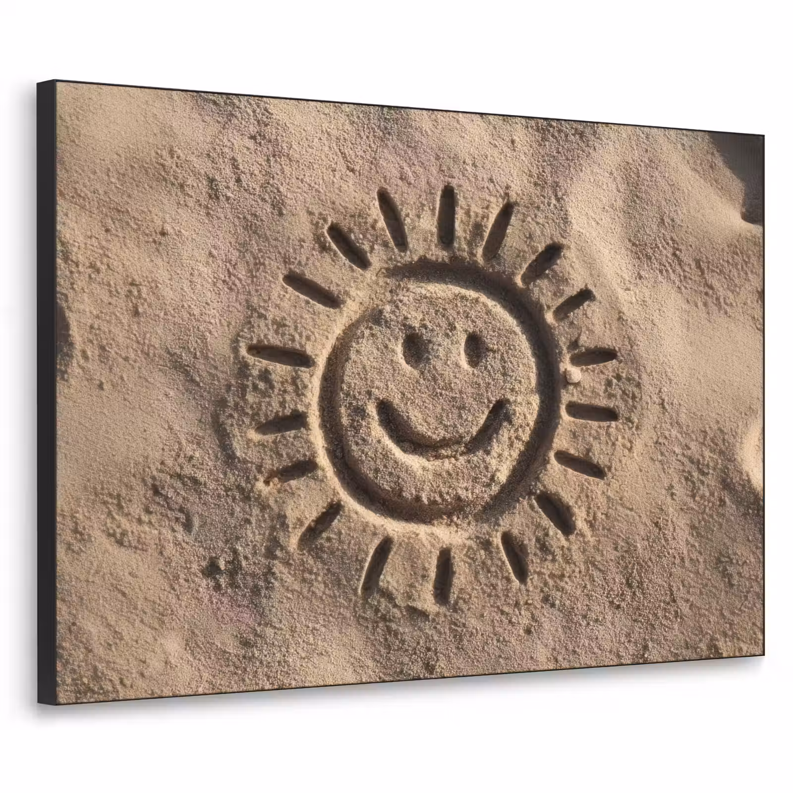 Art Frame - Gezichtje - Zon - Zand - Getekend — 1