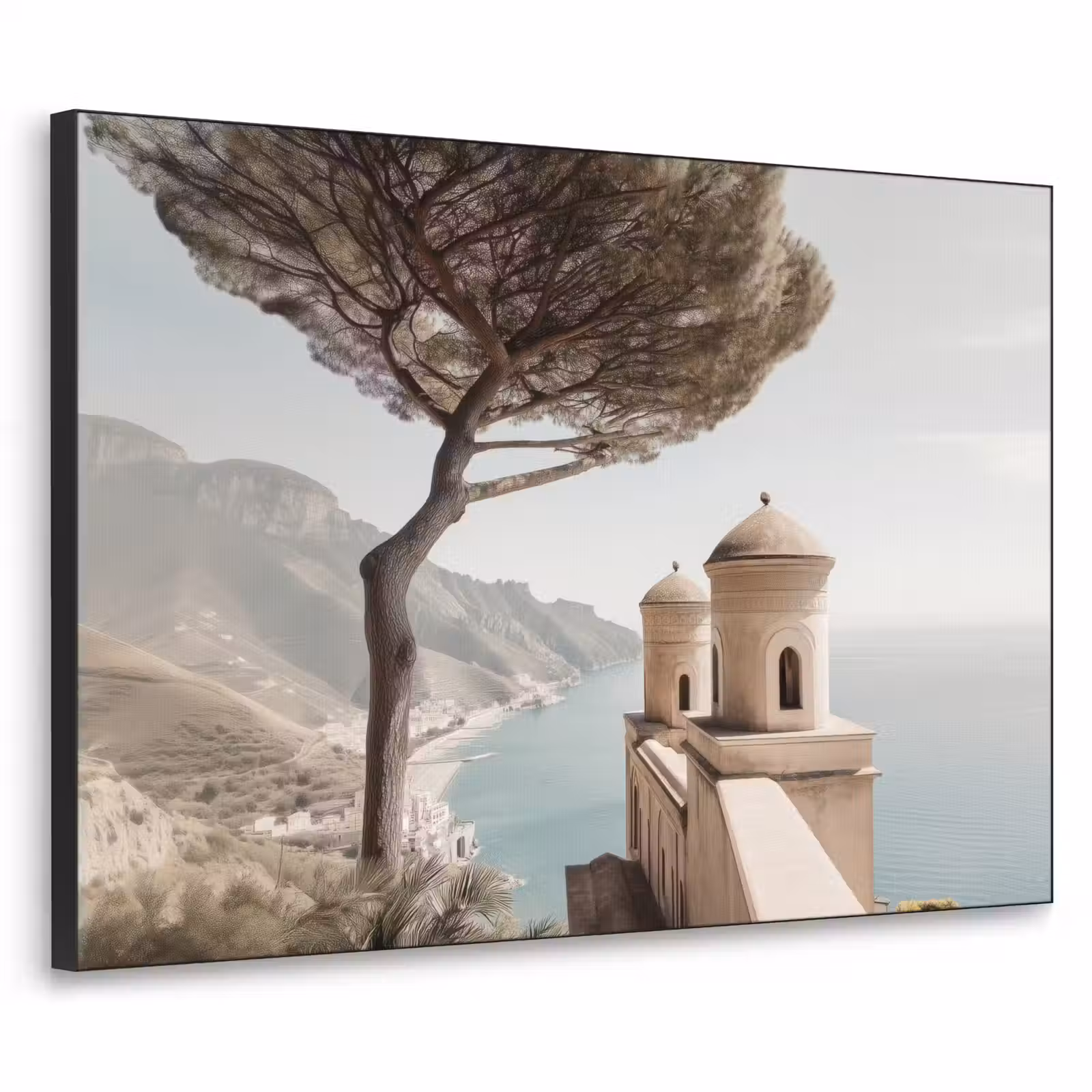 Art Frame - Kust - Klif - Boom - Gebouw — 1