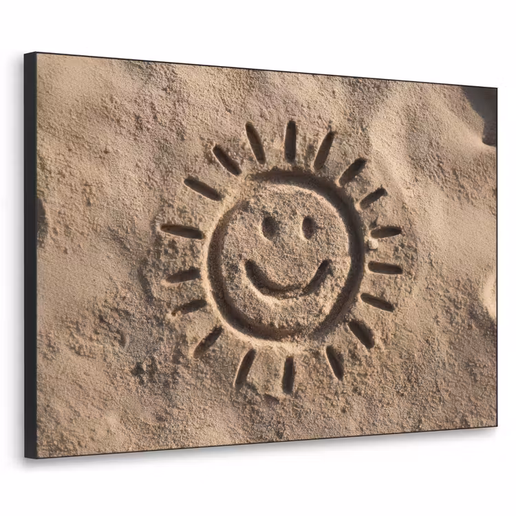 Art Frame - Gezichtje - Zon - Zand - Getekend — 1