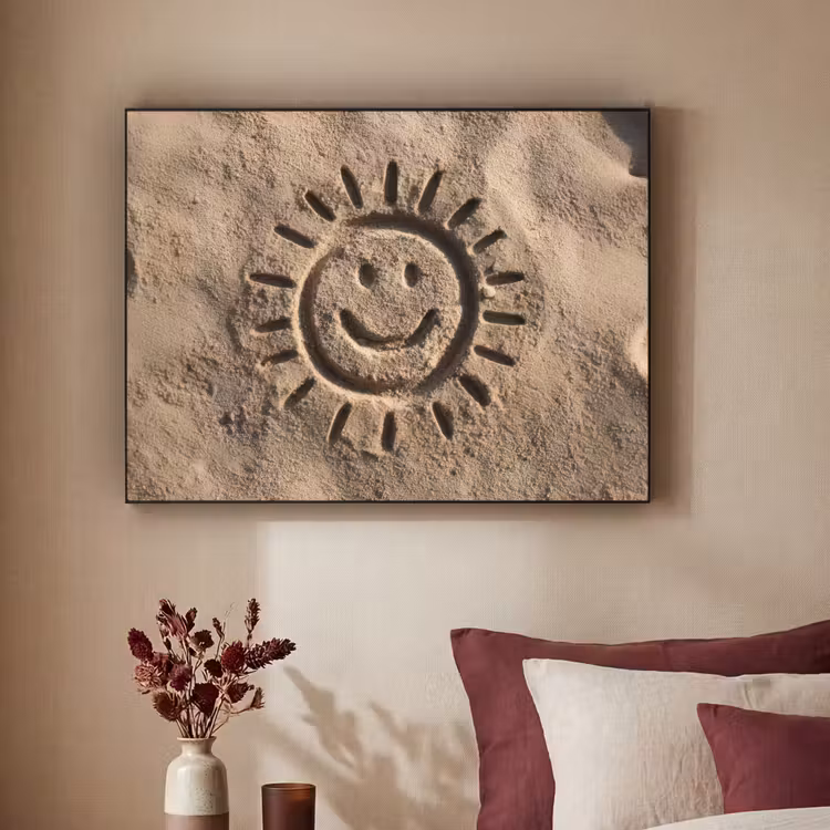 Art Frame - Gezichtje - Zon - Zand - Getekend — 3