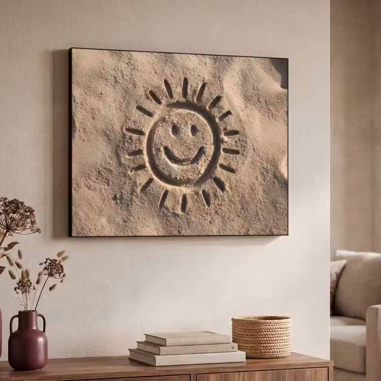 Art Frame - Gezichtje - Zon - Zand - Getekend — 7