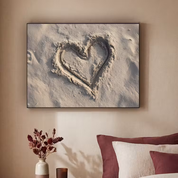 Art Frame - Hartvorm - Getekend - Beige - Zand — 3