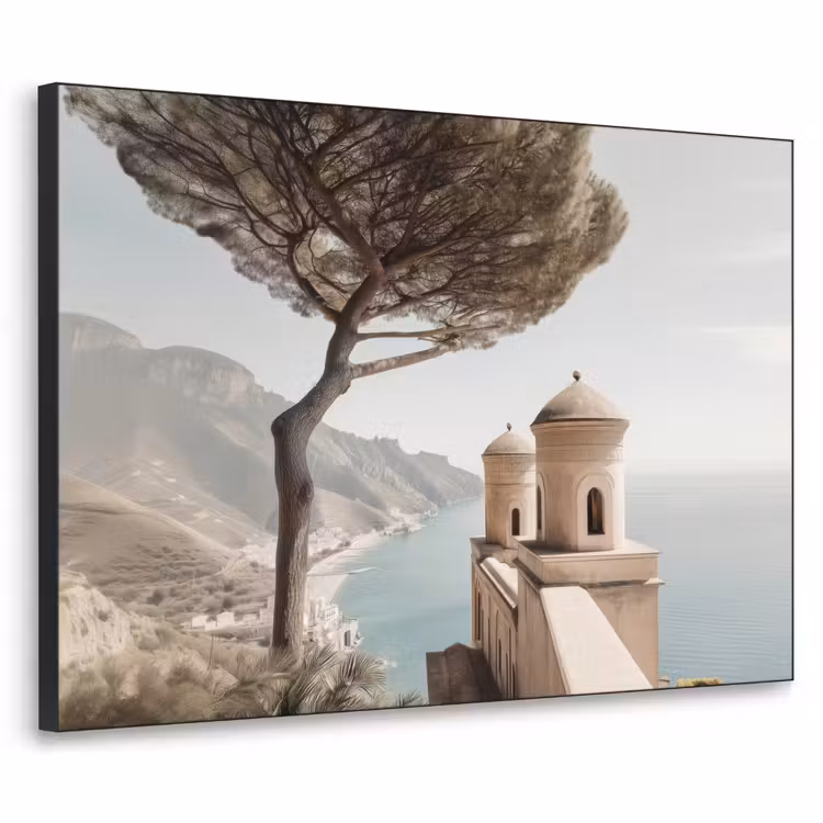 Art Frame - Kust - Klif - Boom - Gebouw — 1