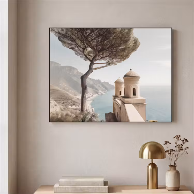 Art Frame - Kust - Klif - Boom - Gebouw — 5
