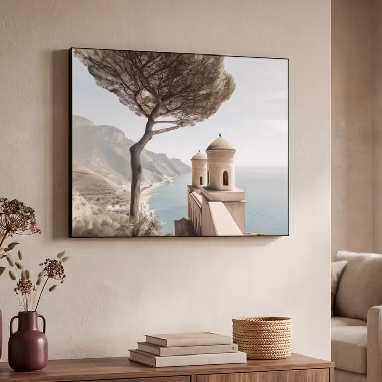 Art Frame - Kust - Klif - Boom - Gebouw — 7