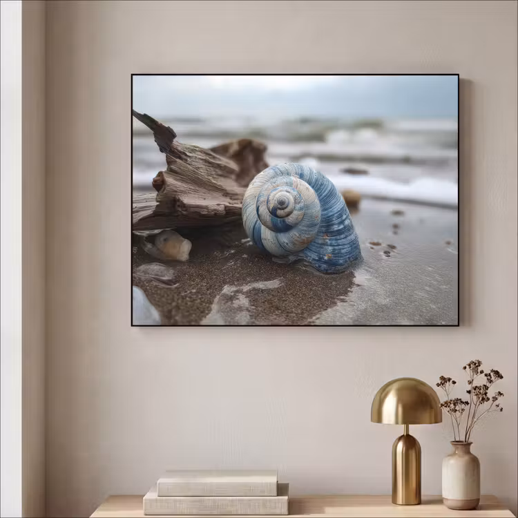 Art Frame - Schelp - Strand - Blauw - Zee — 5