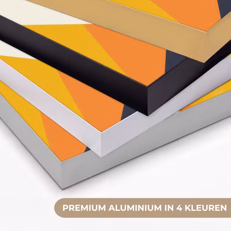Art Frame - Vos - Oranje - Abstract - Driehoeken — 2