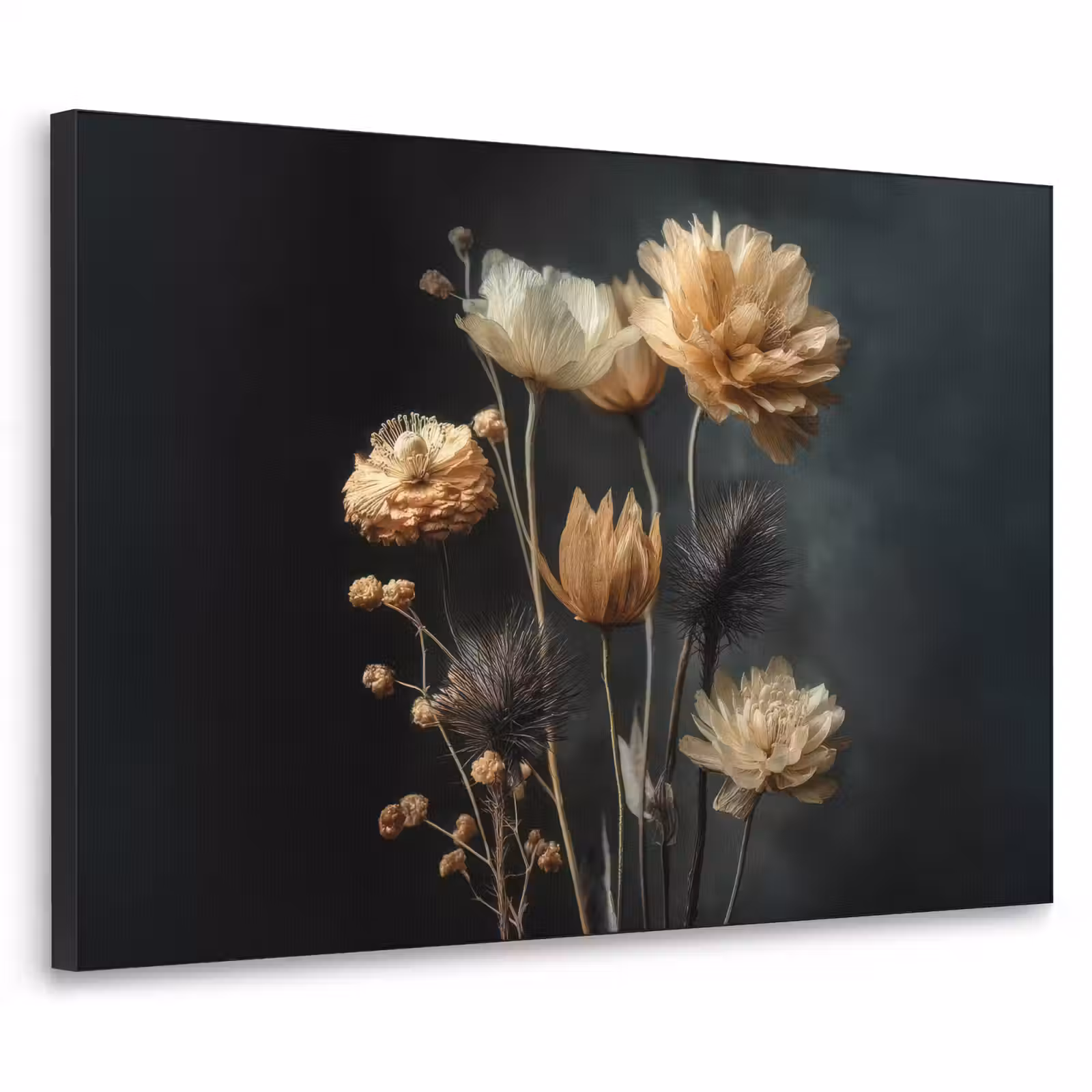 Art Frame - Boeket - Bloemen - Licht - Zwart — 1