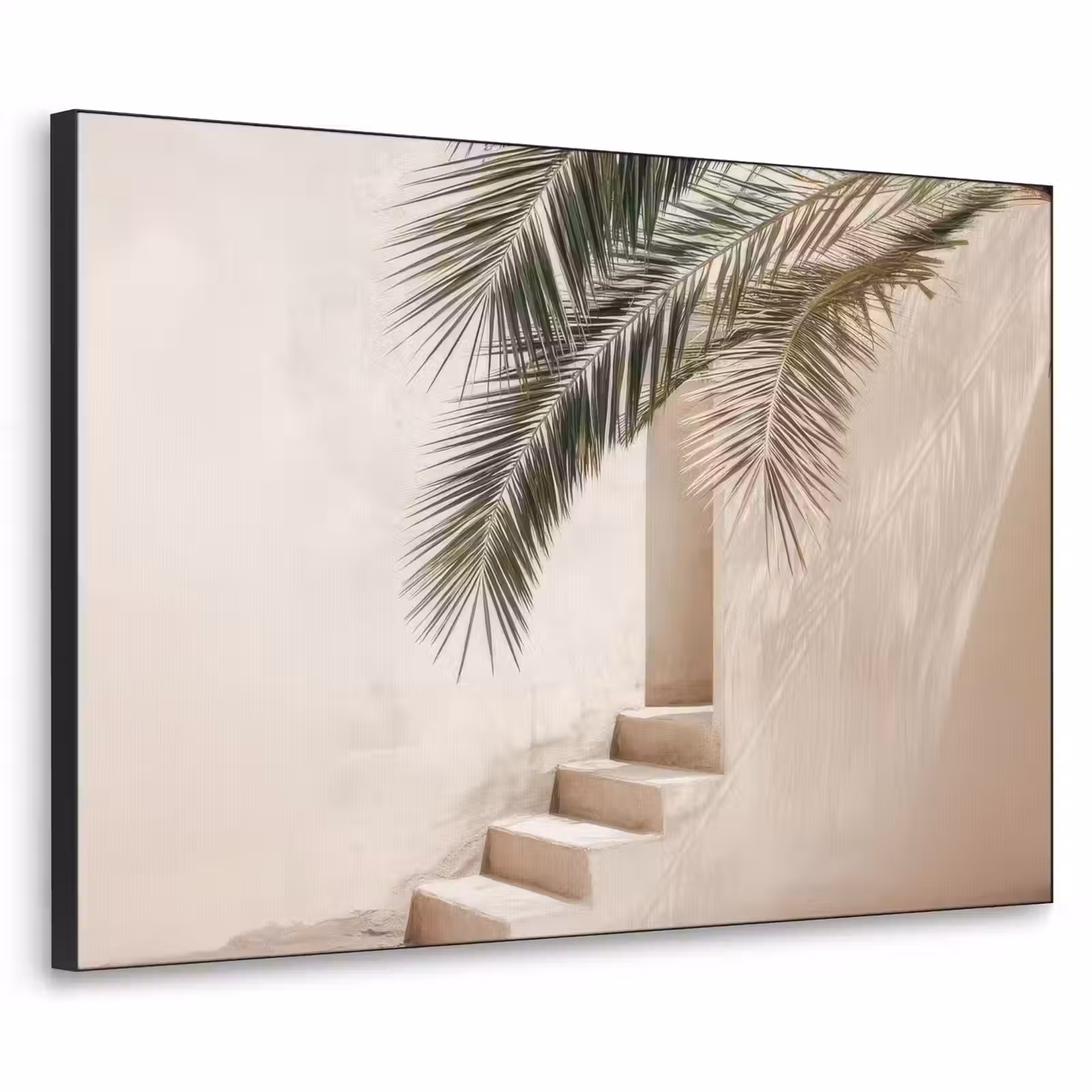 Art Frame - Palmboom - Schaduw - Trap - Beige — 1