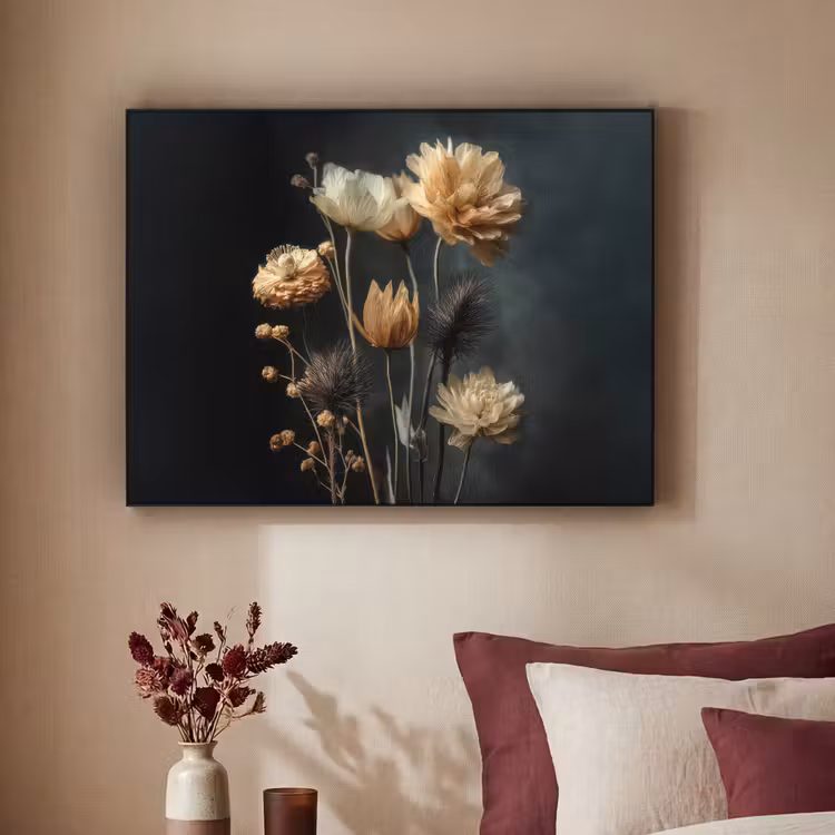 Art Frame - Boeket - Bloemen - Licht - Zwart — 3