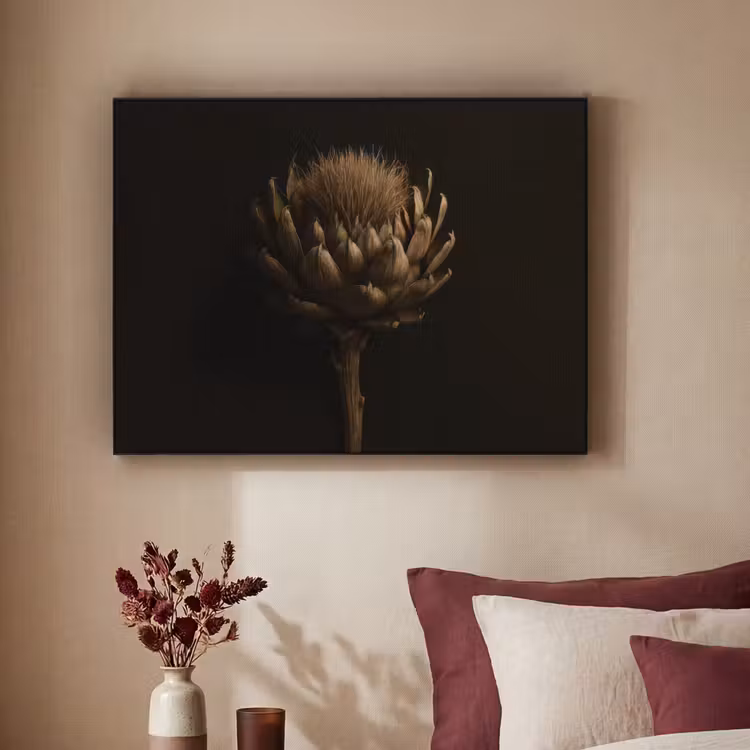 Art Frame - Donkerbruin - Bloem - Textuur - Artisjok — 3