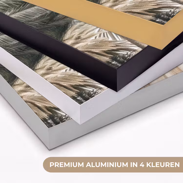 Art Frame - Gebouw - Palmbomen - Beige - Zon — 2
