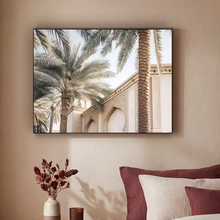 Art Frame - Gebouw - Palmbomen - Beige - Zon — 3