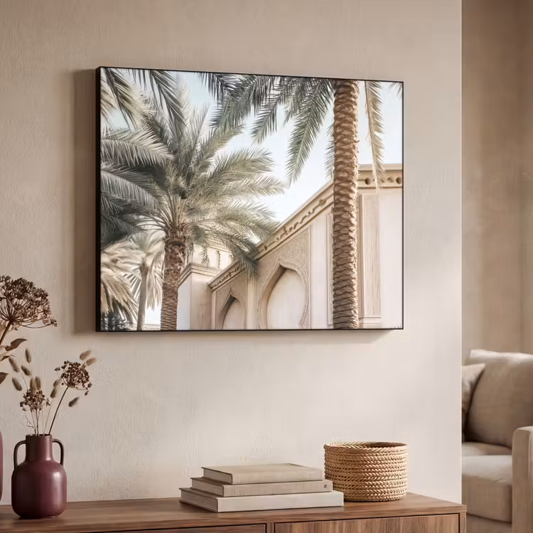 Art Frame - Gebouw - Palmbomen - Beige - Zon — 7