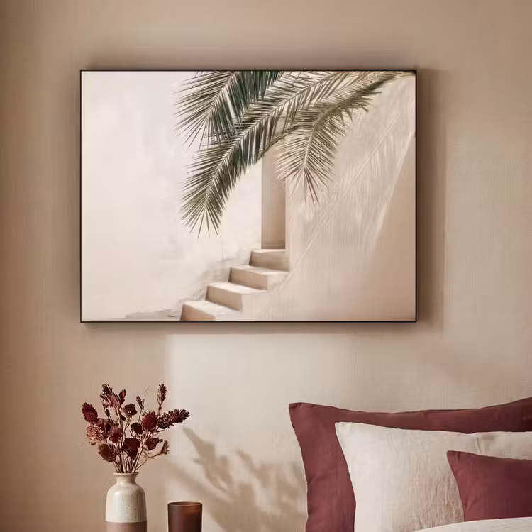 Art Frame - Palmboom - Schaduw - Trap - Beige — 3