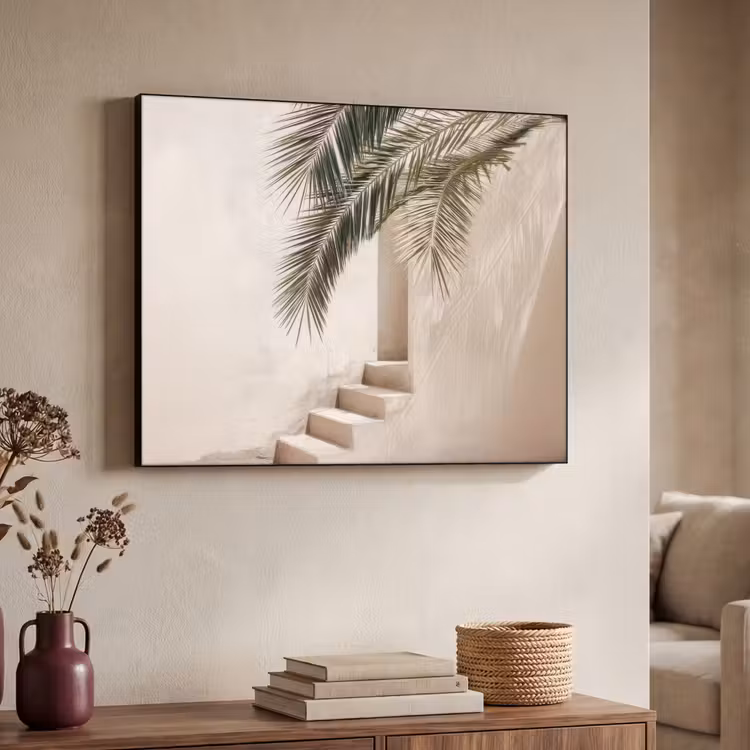 Art Frame - Palmboom - Schaduw - Trap - Beige — 7