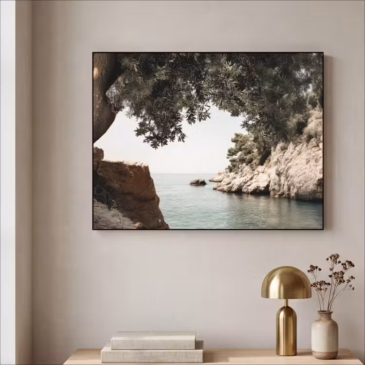 Art Frame - Rotsen - Zee - Boom - Groen — 5