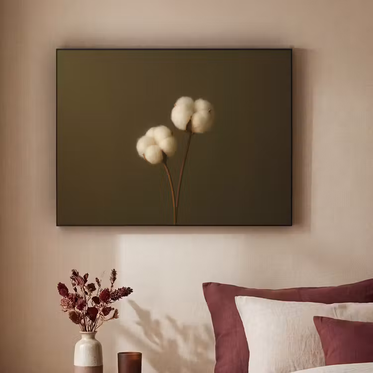 Art Frame - Takken - Katoen - Wit - Bollen — 3