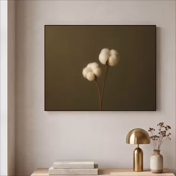 Art Frame - Takken - Katoen - Wit - Bollen — 5