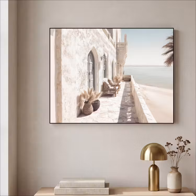 Art Frame - Terras - Stoelen - Strand - Beige — 5