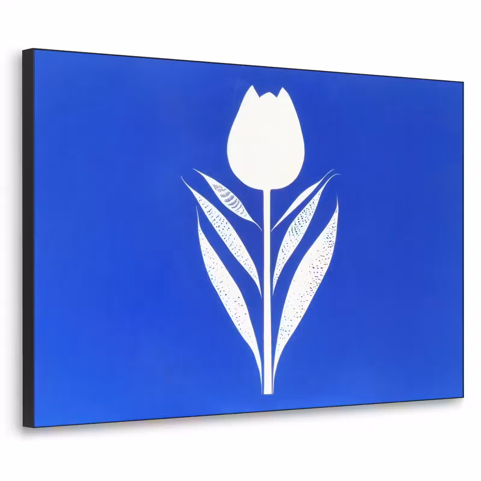 Art Frame - Tulp - Minimalistisch - Bladeren - Wit — 1