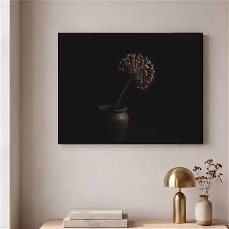 Art Frame - Bol - Gedroogd - Vaas - Zwart — 5
