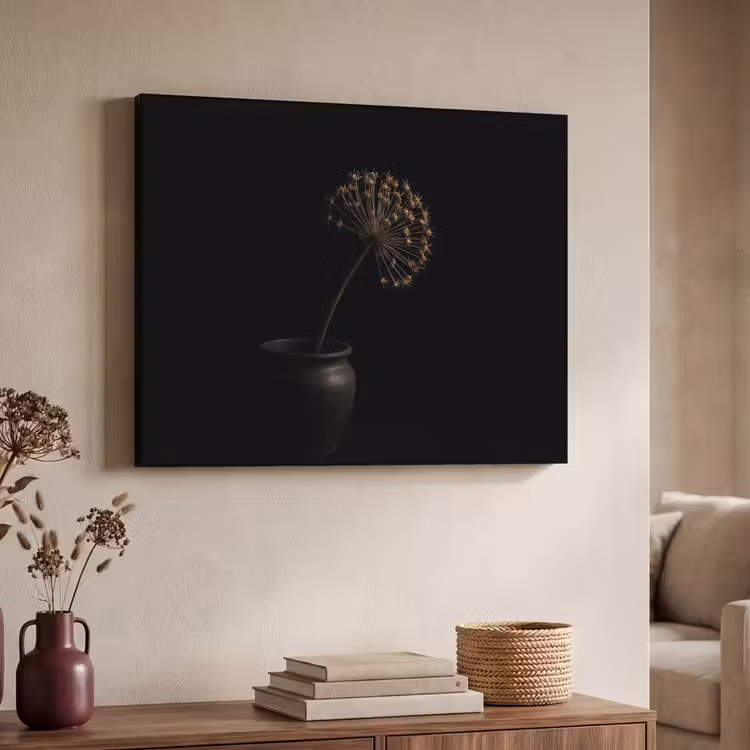 Art Frame - Bol - Gedroogd - Vaas - Zwart — 7
