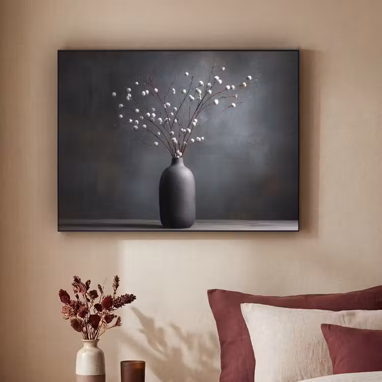 Art Frame - Takken - Vaas - Bolletjes - Wit — 3