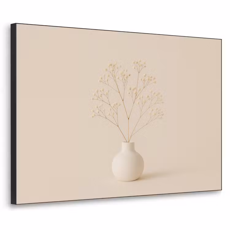 Art Frame - Vaas - Takken - Bloemetjes - Wit — 1