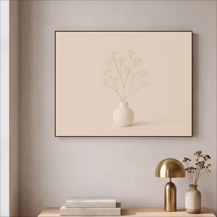 Art Frame - Vaas - Takken - Bloemetjes - Wit — 5