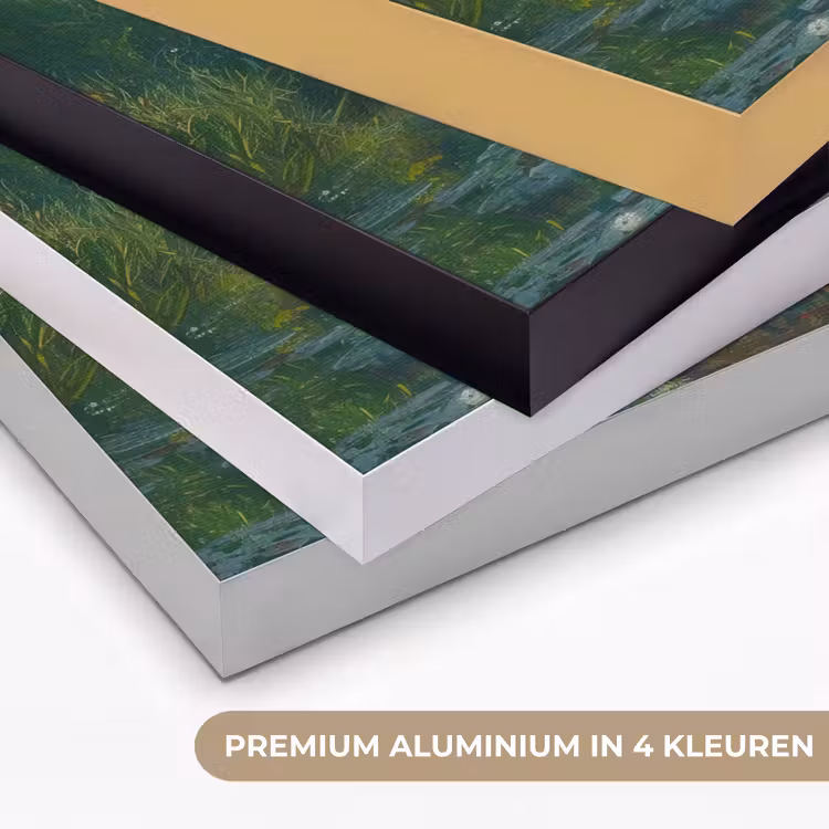 Art Frame - Brug - Hout - Vijver - Waterlelies — 2